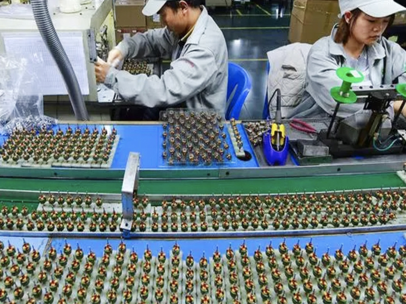 Motor production workshop